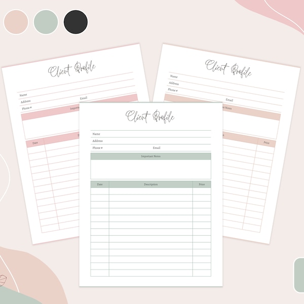 Client Profile Card Editable Etsy client-profile-card-editable-etsy