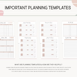 Work Planner Daily Office Tasks Manager Editable Printable Employee Schedule Business Meetings Emails Tracker Project to do list Checklists image 7