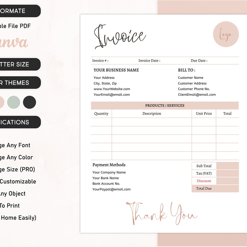 Invoice Log Label Quote Log Template - Etsy