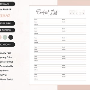 Contact book  Notion Template