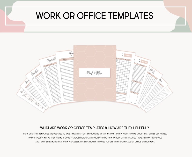 Schedule Essential Planner Essentials Printable Daily Weekly Monthly Schedule - Etsy
