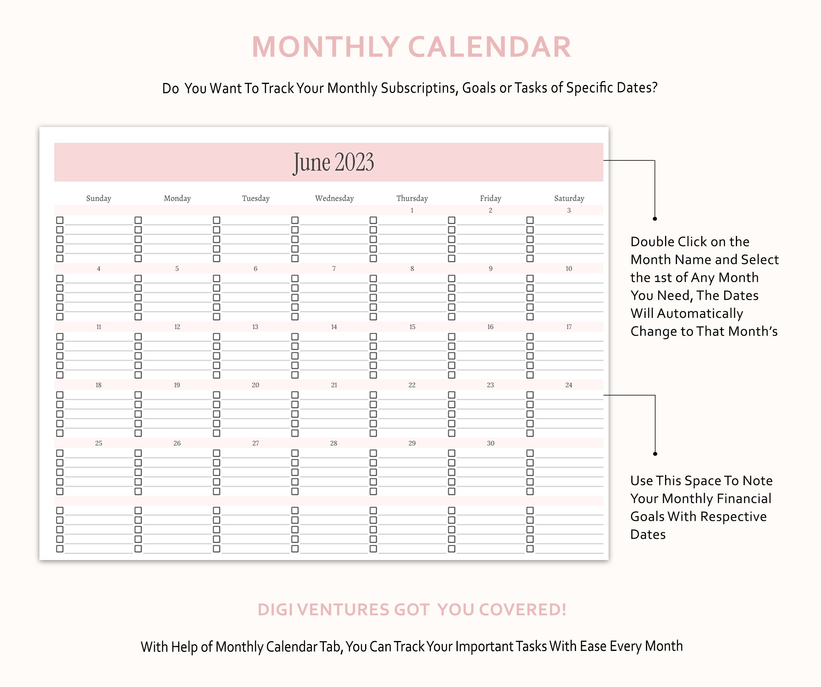 Monthly Budget Template Google Sheet Budget Spreadsheet - Etsy