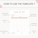 Employee Work Schedule Printable, Crew Daily Working Chart, Employee ...
