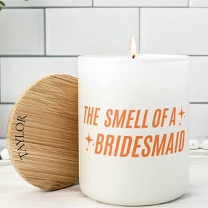 Custom Bridesmaid Proposal Candle Life of a Bridesmaid Personalized Candle Bridal Party Candle Bachelorette Wedding Party Gift Maid of Honor