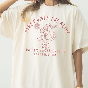 Custom Silly Bride Goose Gaggle Bachelorette Tshirt Funny Matching Bach Girls Trip Tees Bridesmaid Gift Bag Bach Party Shirt Comfort Colors