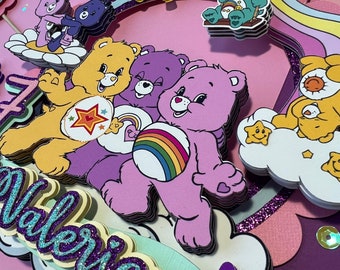 Care Bears cake topper, Birthday cake topper, birthday decoration, care bears