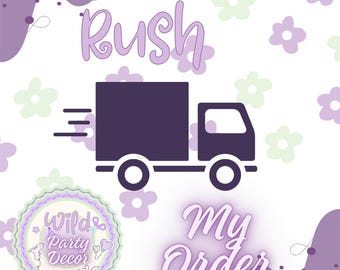 Rush Order Fee, Expedited Processing, Priority Shipping Upgrade