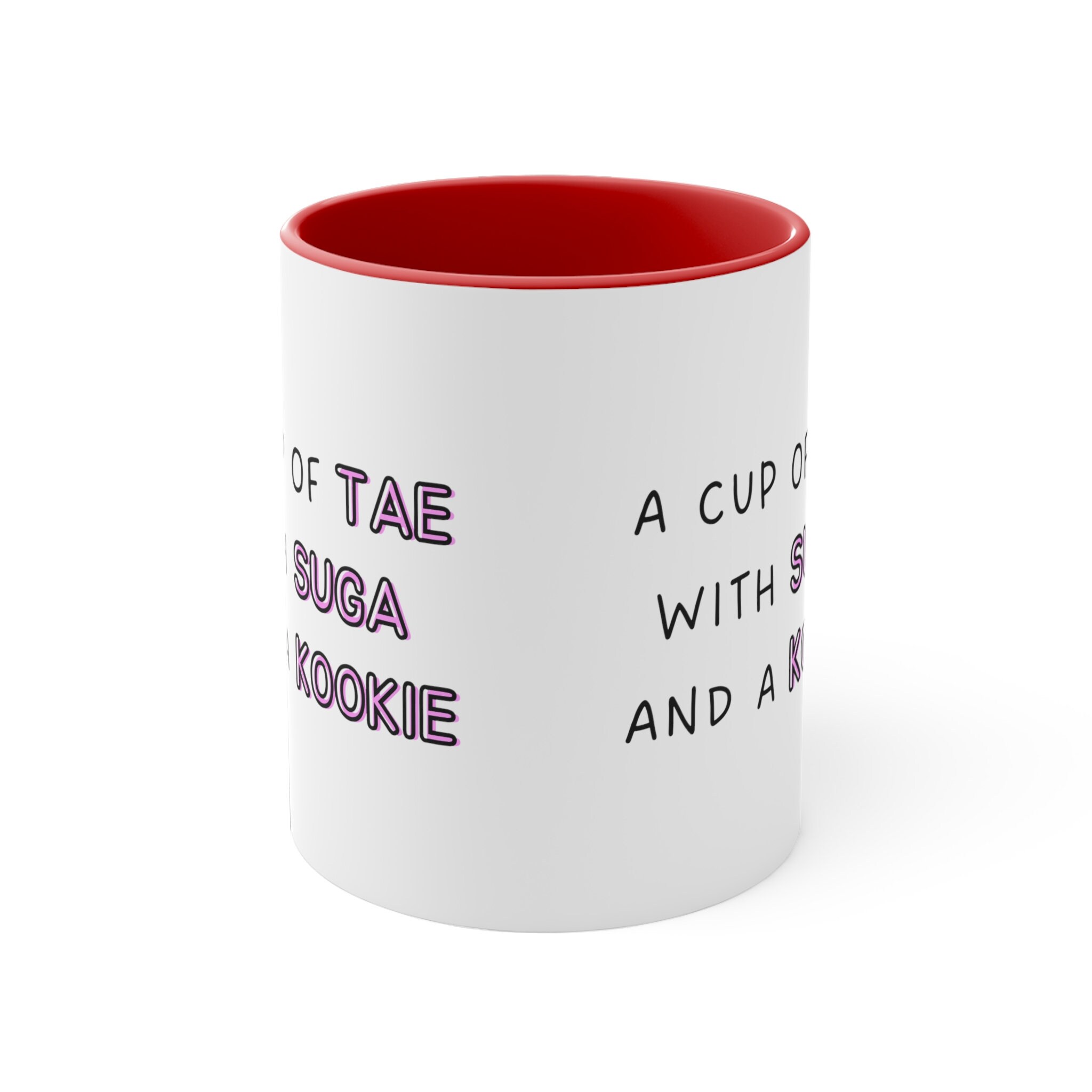BTS A Cup of Tae With Suga and a Kookie Tea Mug BTS Coffee Mug ARMY
