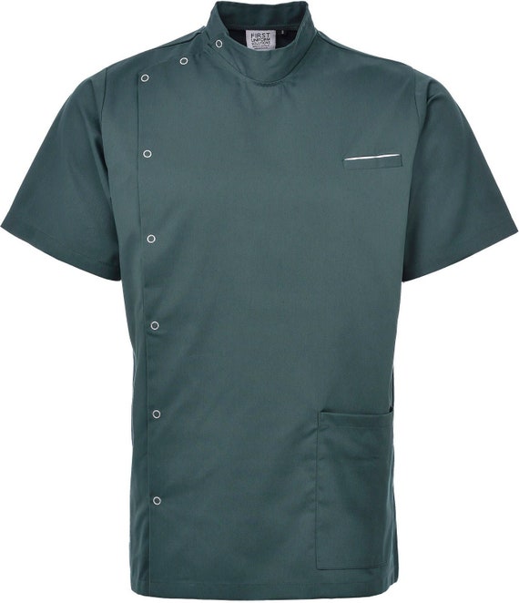 Stylish Asymmetric Tunic Men Contemporary Elegance Men Short