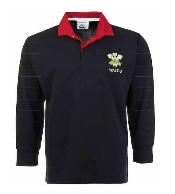 Active Wear Maillot de rugby rétro du Pays de Galles Taille S