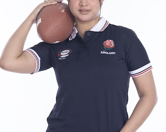 England Rugby Fan T-Shirt Womens Supporter Top