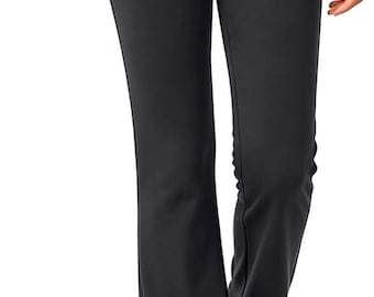 Girls Black Pull-On Trousers | Straight Leg, School & Casual Wear (Ages 3-13)