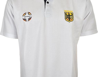 Germany Football Men Polo Shirt, Euro Championship Fan Tee Size S to 5XL