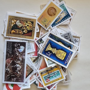 300 vintage Hungary collectible stamps Arts & Crafts Scrapbooking