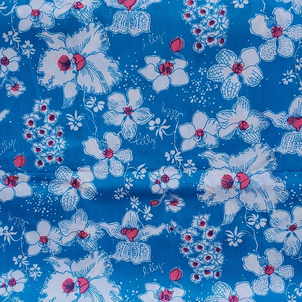 Rare vintage 1960's Lilly Pulitzer fabric Shirley B designed by Zuzek - Key West Hand Print Fabrics Inc 3+ yards