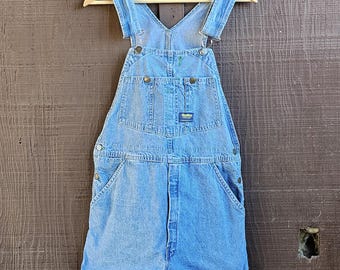 Size 32 Vintage OshKosh Bgosh shorty denim overalls