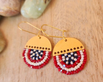 Bunting Flag Earrings