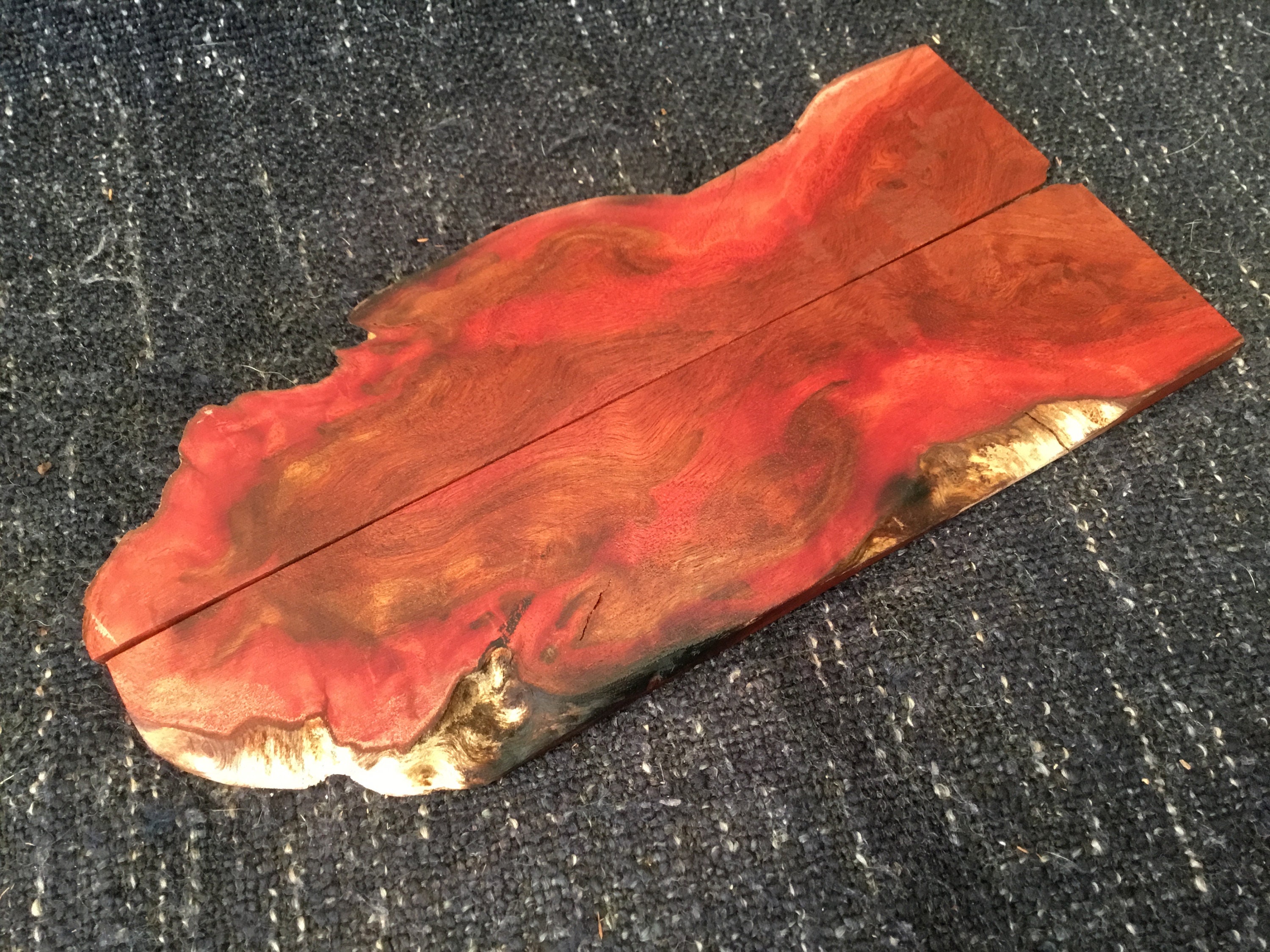 Live Edge Natural Jarrah Wood Boards. Epoxy Resin Craft Blanks for