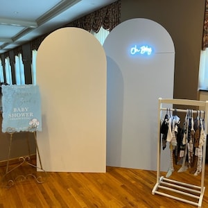 LOCAL PICKUP - Cortlandt Manor, NY Arched backdrop | Wooden Backdrop | Photography Prop | Bridal Shower Prop | Baby Shower Prop | Wedding