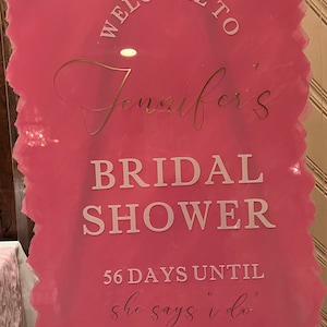 Personalized Sign/Wedding/Baby Shower/Bridal Shower etc.