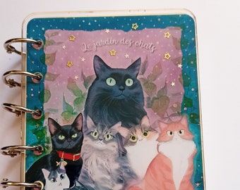 Resin notebook. Cat Garden