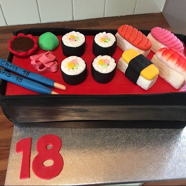 Decorazioni Festa Sushi Tema Giapponese - Banner, Palloncini E Topper Per Torta - Foto 10