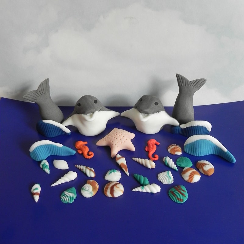 Dolphin Cake Topper - 10 Cm Acrylic Figurine For Birthday & Celebration Cakes - View #8