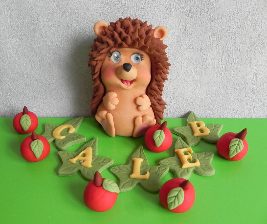 Igel Cake Topper Fondant Igel Igel Figur - Etsy.de