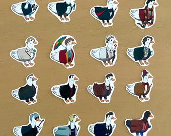 Doctor Who Duck Vinyl Stickers