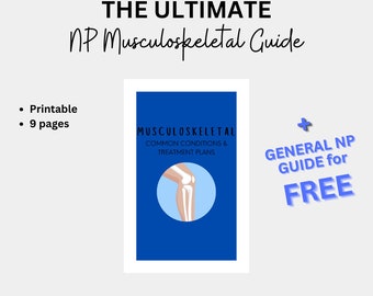 Musculoskeletal Review - Treatment Guide - Clinical Guide - FNP Clinical Reference Tool - Clinical Notes - Nurse Practitioner MS Guide