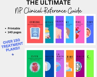 NP Clinical Guide, Comprehensive NP Clinical Reference Tool (#1 for new graduates and NP students), Nurse Practitioner Handbook