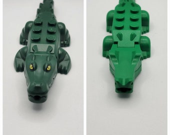 Lego 6026c01 Alligator Krokodil aus Set 5988 Alt Dunkelgrau 210 