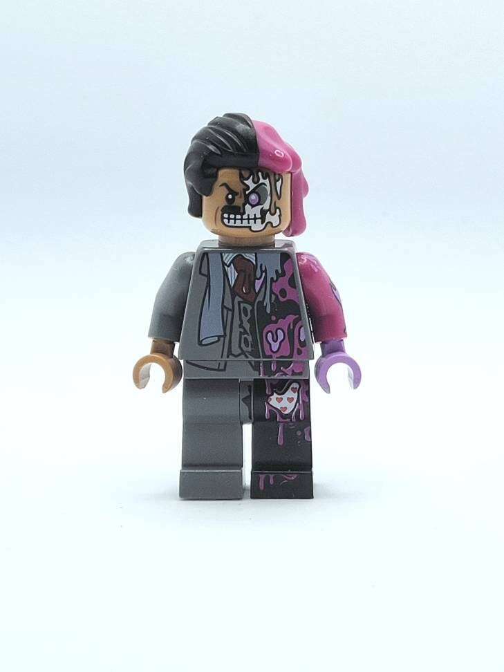 Lego Batman Movie Two-face DC Comics Etsy