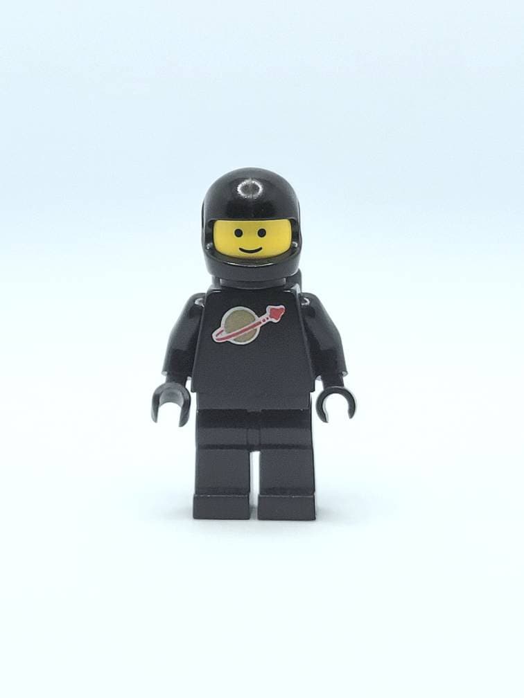 Lego black spaceman sale