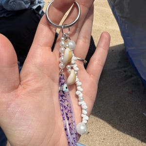 Handmade Fish Keychain – Ocean Gift for Him – Fisherman Key Ring – Coastal Accessory – Fish Bag Charm – Beachy Stocking Stuffer