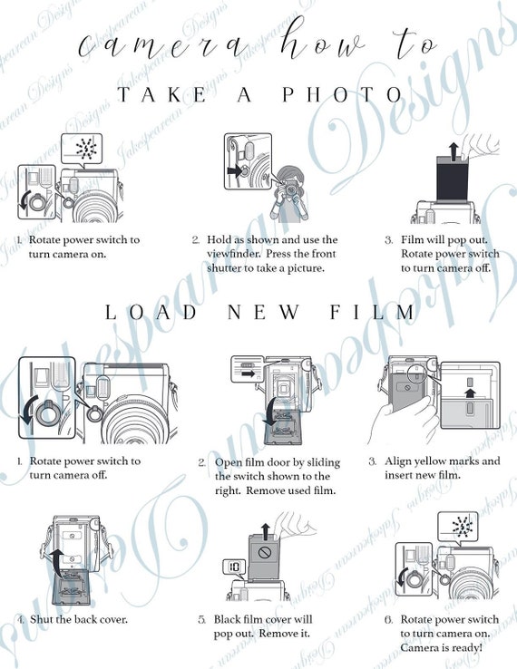 Instax Mini 90 Instructions - Etsy