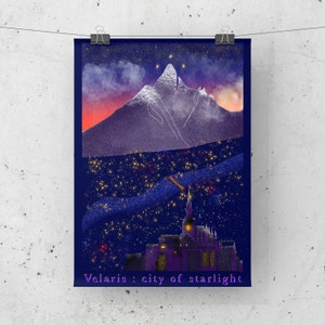 ACOTAR print: Velaris - Night court (A court of thorns and roses)