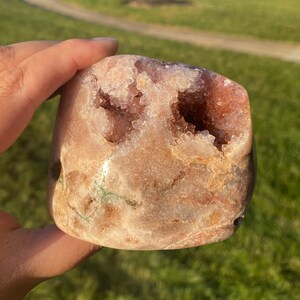 Beautiful Druzy Pink Amethyst Free Form