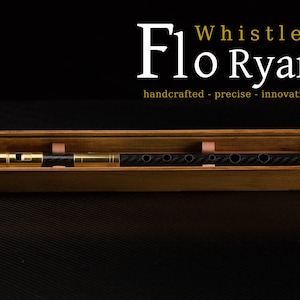 FR Whistle Premium Set en D | fibre de carbone et laiton plaqué or