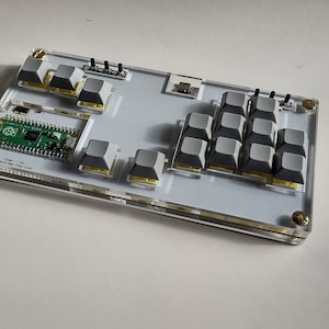 Clear  [Pocket]   Stickless Arcade Controller for Consoles and PC