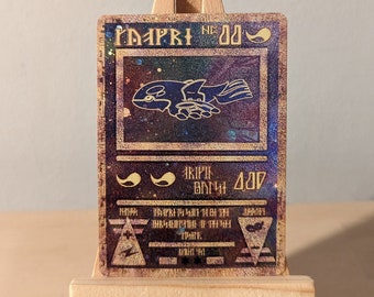 Antica carta personalizzata Kyogre