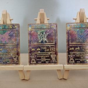 Antico TRIO Arceus + Palkia + Dialga Carte Personalizzate
