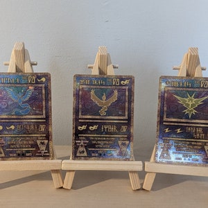 Carte personalizzate TRIO Articuno + Moltres + Zapdos antiche