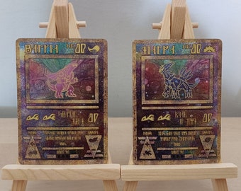 Antiche carte personalizzate DUO Palkia + Dialga