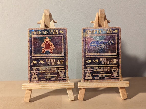 DUO antico Groudon + Carte personalizzate Kyogre