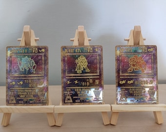 Antico TRIO Suicune + Raikou + Carte Personalizzate Entei