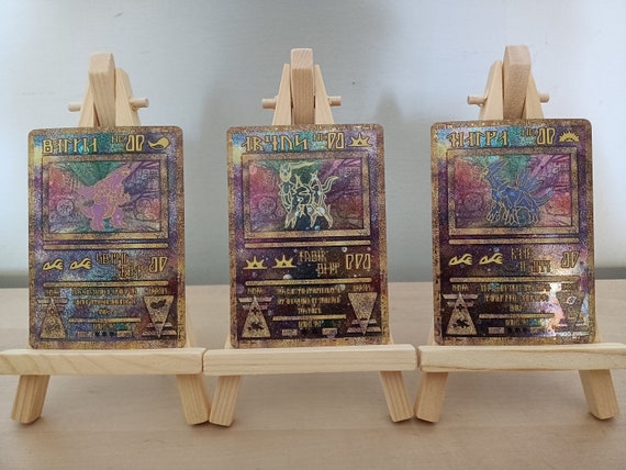 Antico TRIO Arceus + Palkia + Dialga Carte Personalizzate