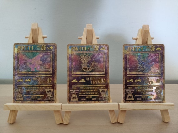 Antico TRIO Giratina + Palkia + Dialga Carte Personalizza