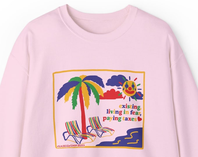 Tax Meme Sweatshirt / Funny Sweatshirt / Oddly Specific Sweatshirt / Kidcore Sweatshirt / Clowncore Sweatshirt / Gift For Her / Gift For Him
