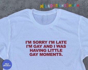 Gay Moments Tee / Funny Gay Shirt / Funny Meme Shirt / LGBT Gay T Shirt / Oddly Specific Shirt / Funny Gift For Her / Funny Gift For Him